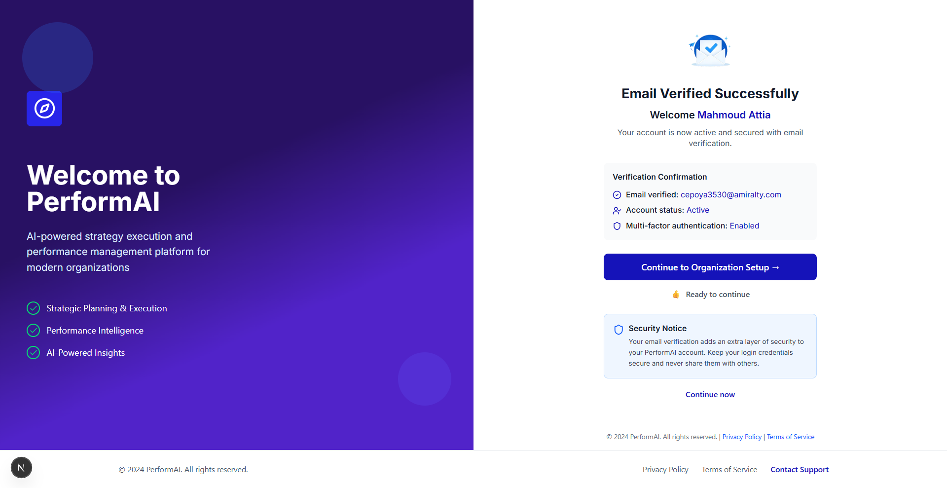 4. Registration Complete